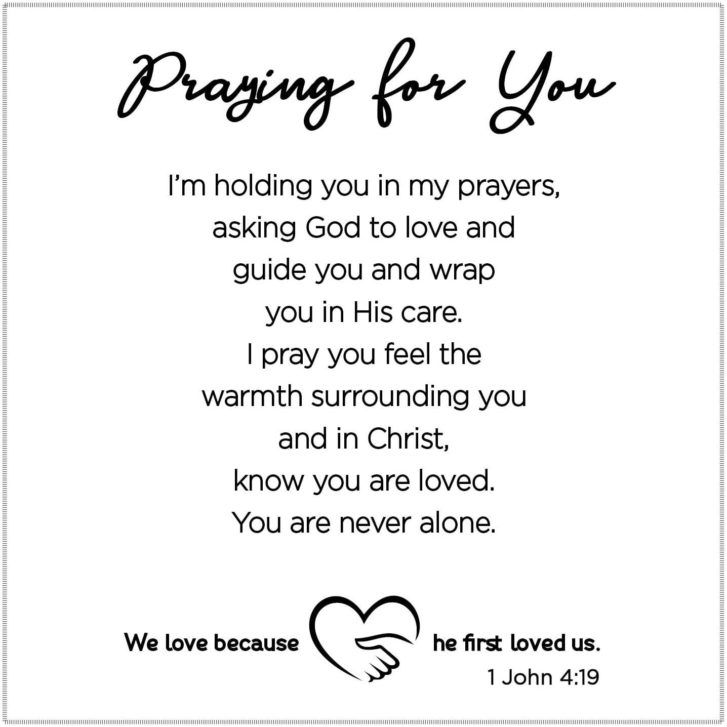 Softly Said Blanket Praying For You Inspirational Gift