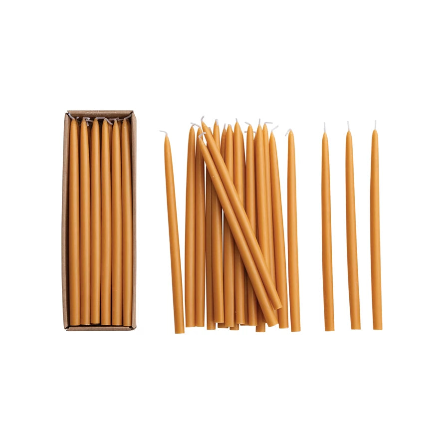 Camel Thin Taper Candle - Set 6