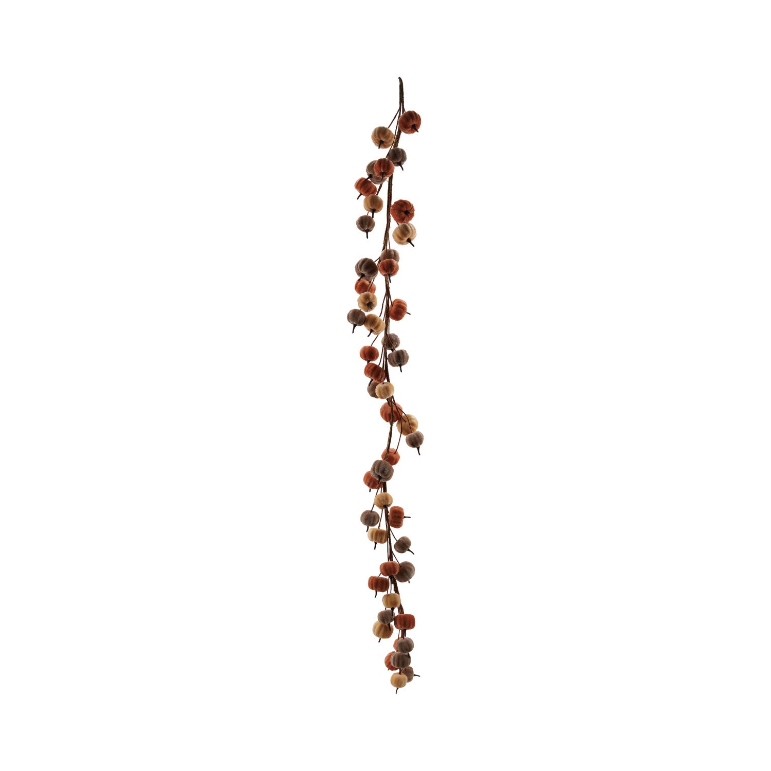 Velvet Pumpkin Garland