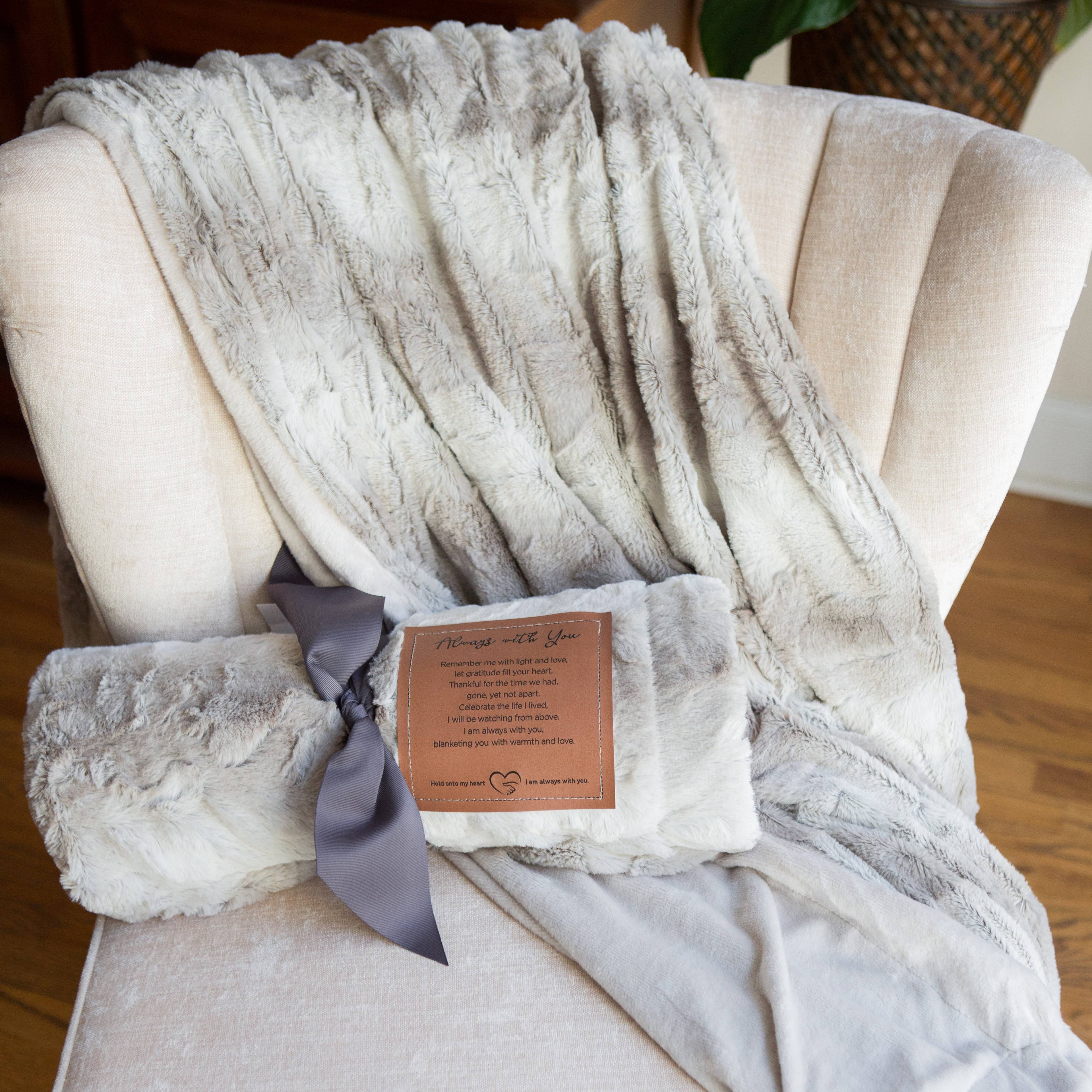 Softly Said Sympathy Blanket: Always With You Sentiment
