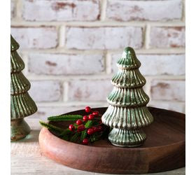 Verdigris Glass Tree