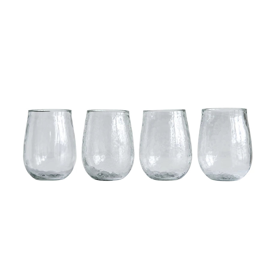 Recycled Stemless Glass