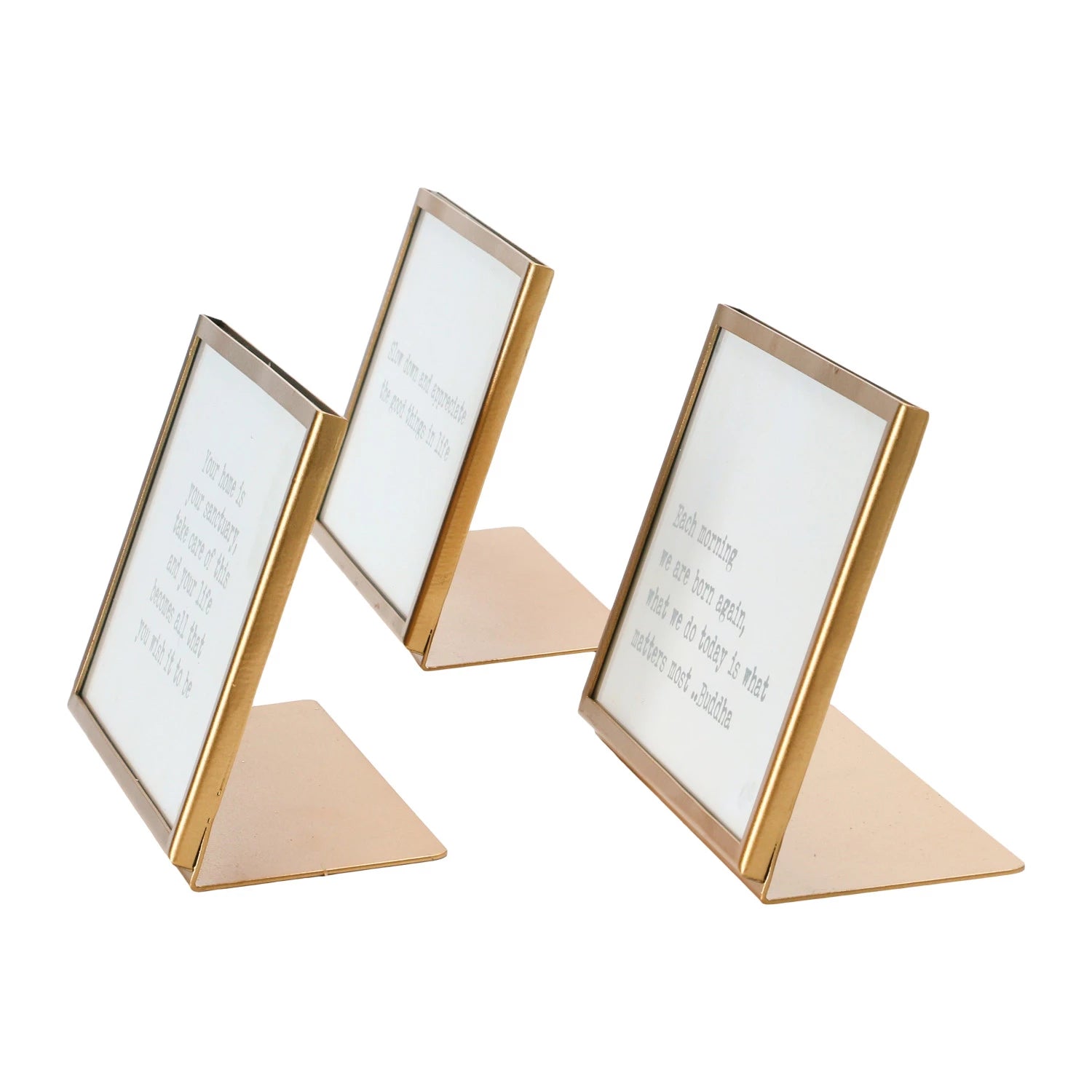 Gold Frame w/ Saying