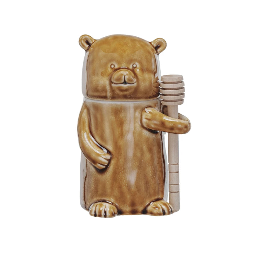Bear Honey Jar