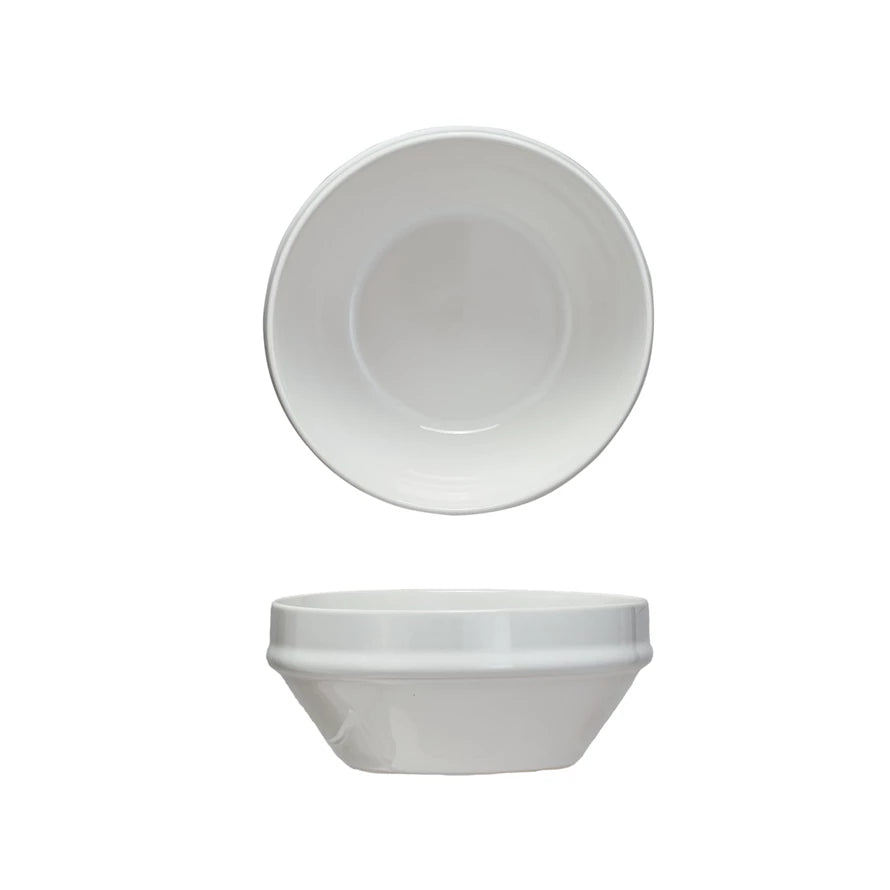 Antique White Bowl