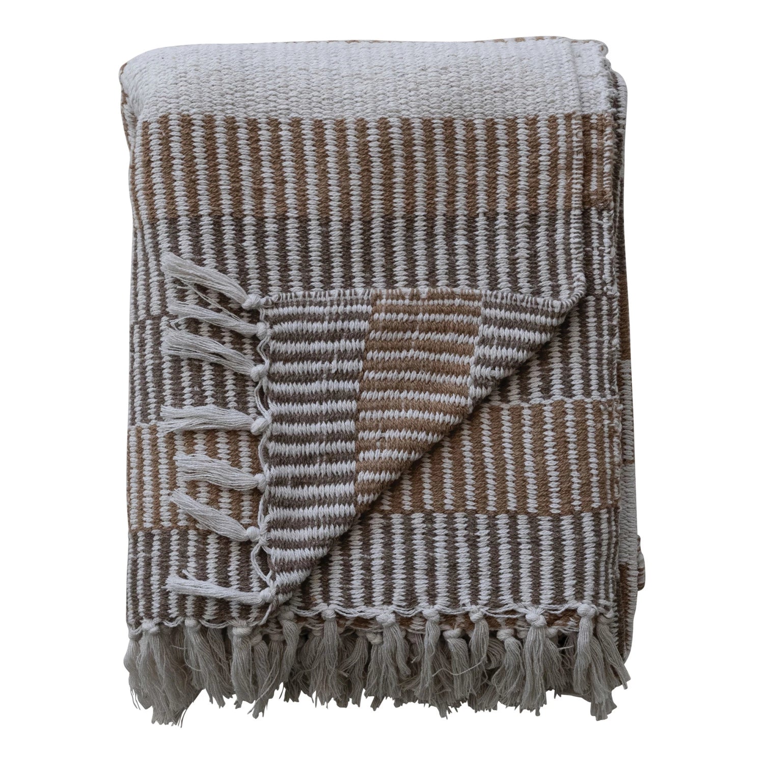 Stripes & Fringe Throw