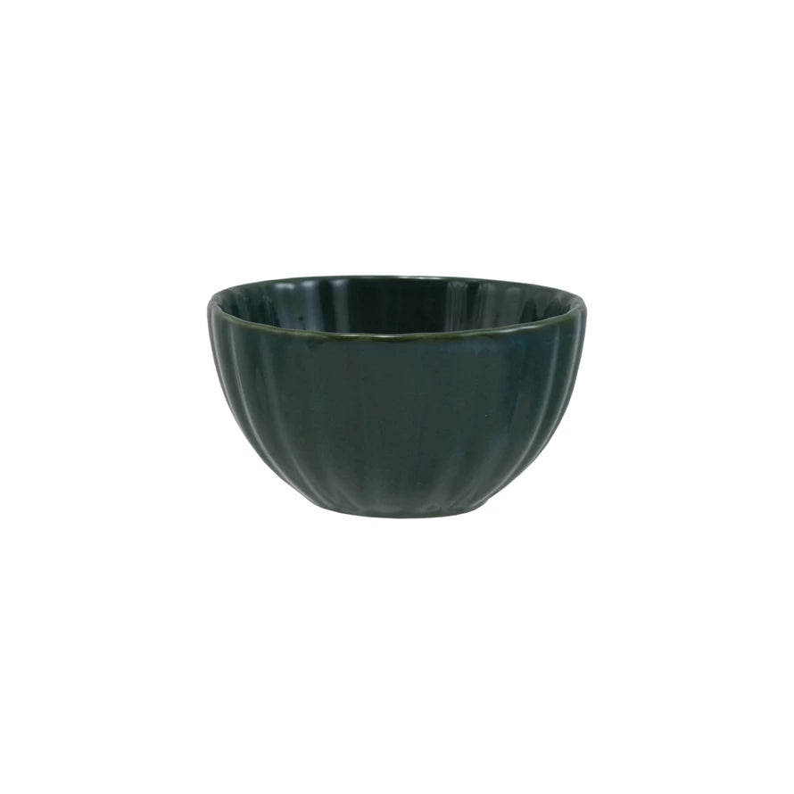 Fluted Bowl - Green