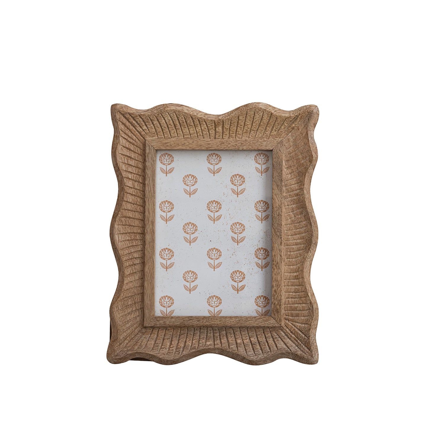 Scalloped Wood Frame