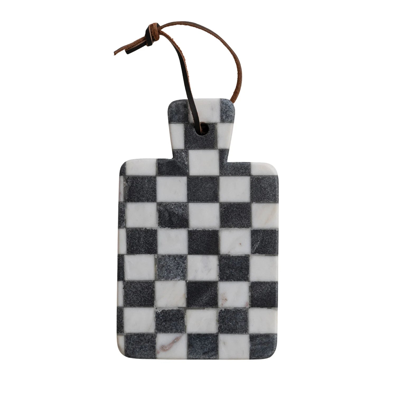 Checkered Marble Cheese Board