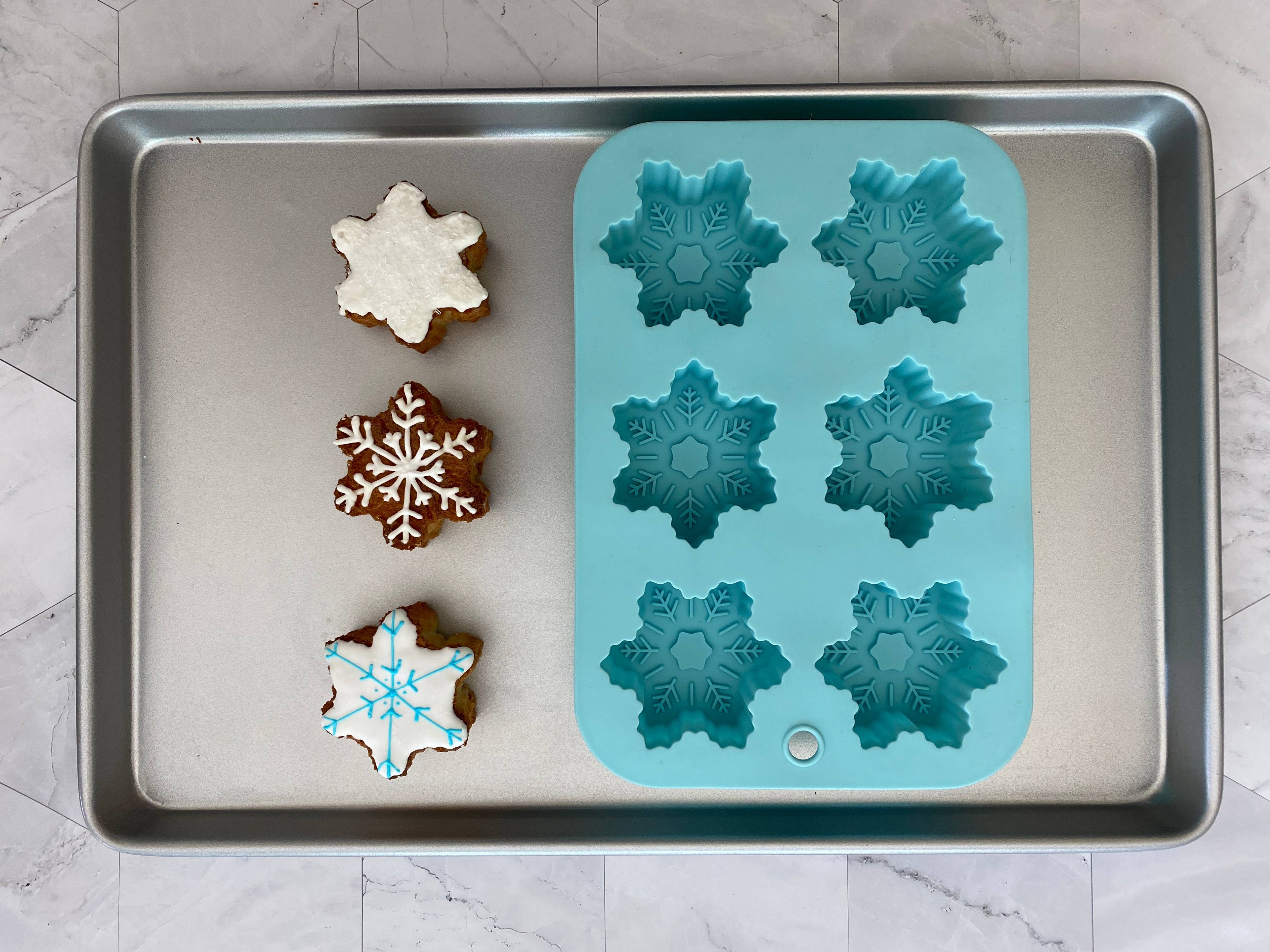 Winter Wonderland Snowflake Cupcake Mold