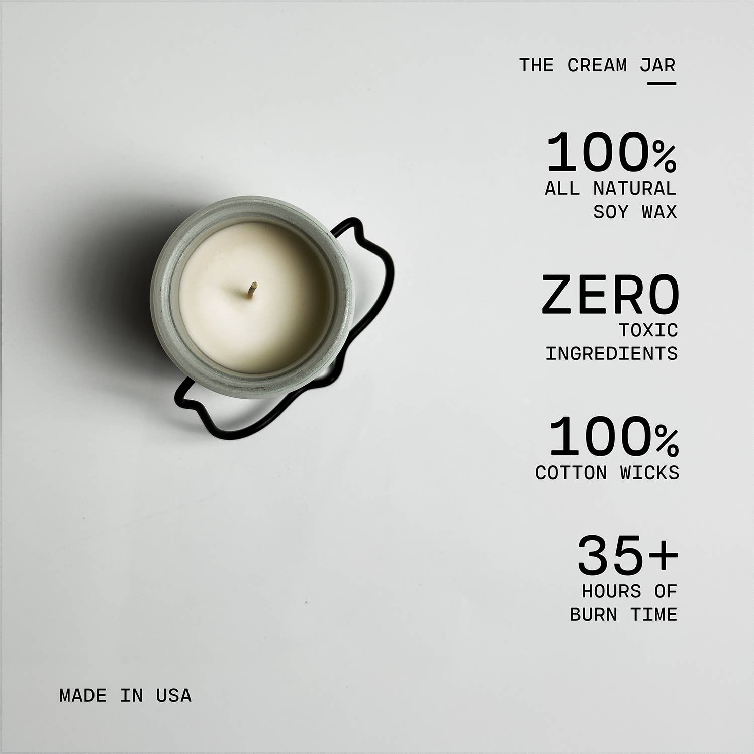 5 oz Cream Jar Candle: Silver Birch