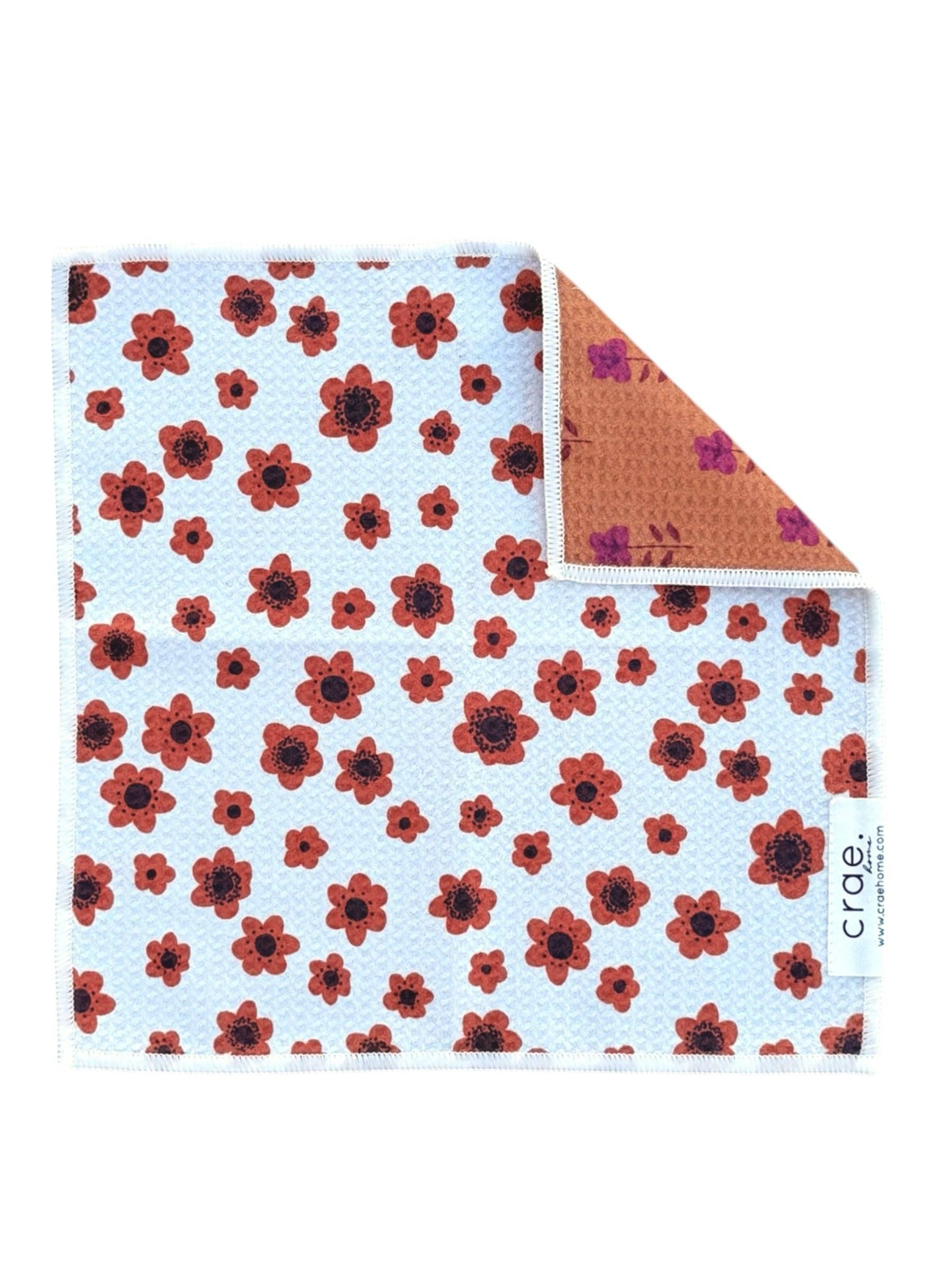 Amber Fields: Reversible Hand Towel & Washcloth