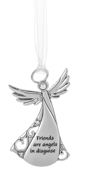 Friends are Angels Ornament