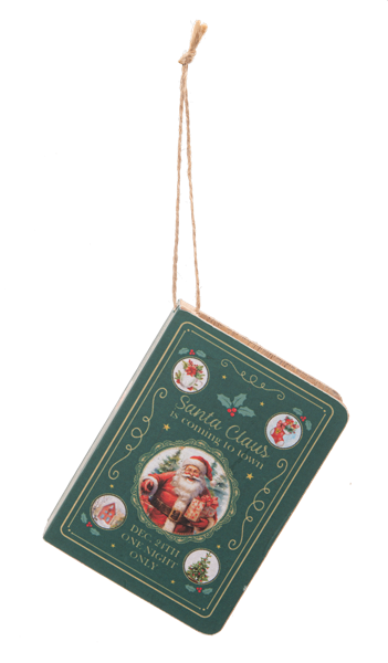 Holiday Book Ornament