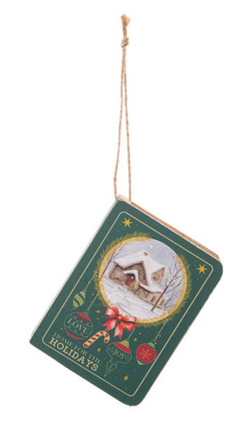 Holiday Book Ornament