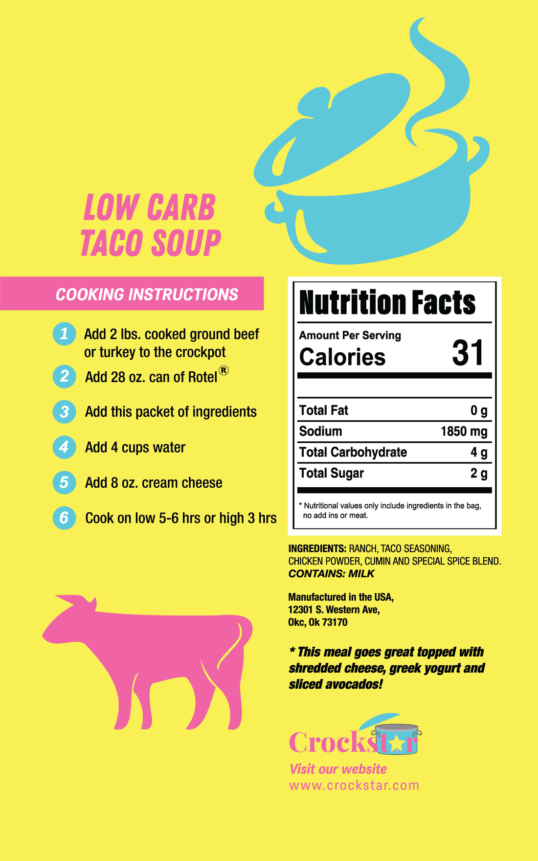 Low Carb Taco SoupĀ
