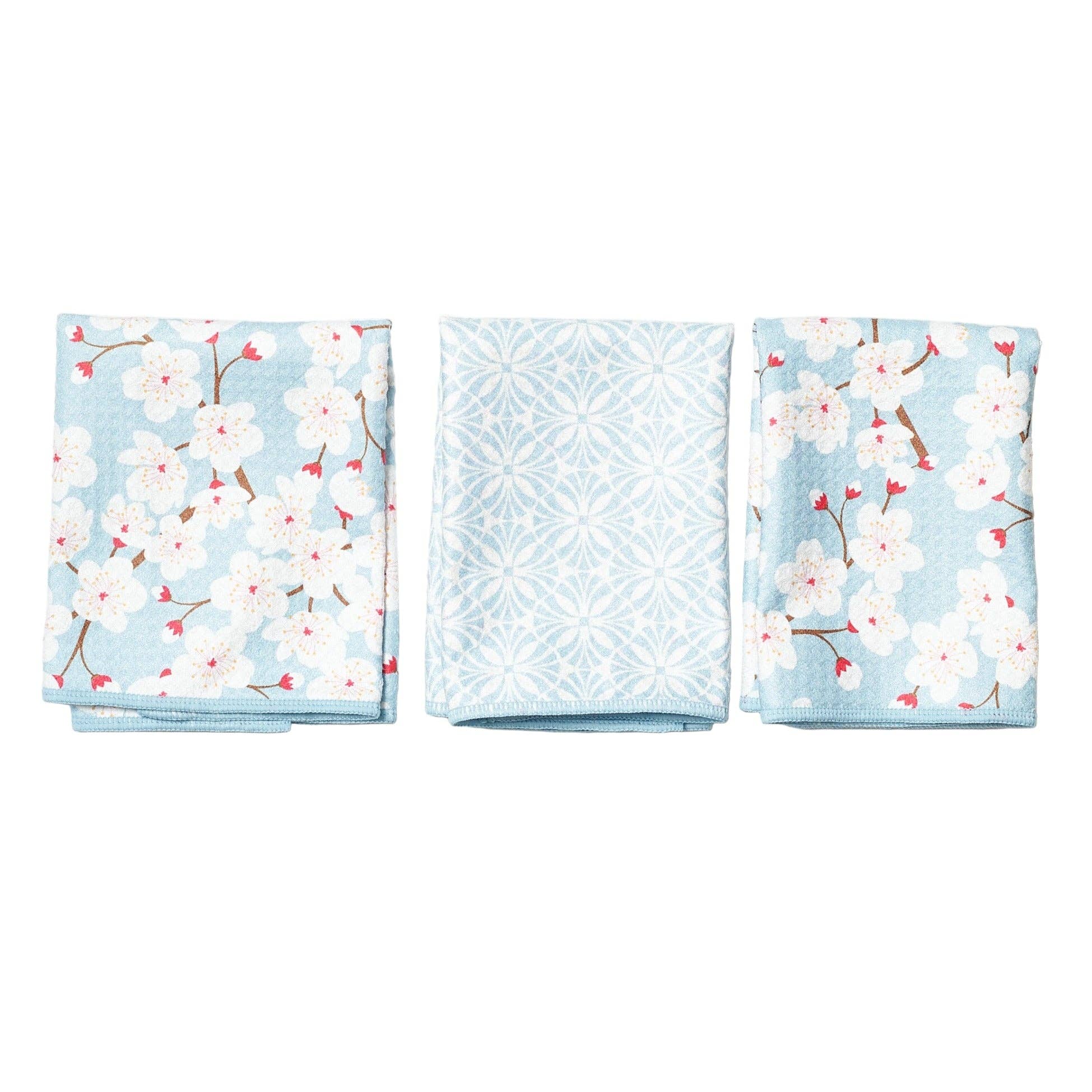 Mighty Mini Towel (Set of 3) Reversible - Cherry Blossom