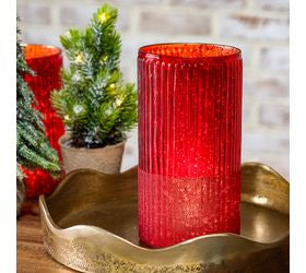 Red Glass Votive