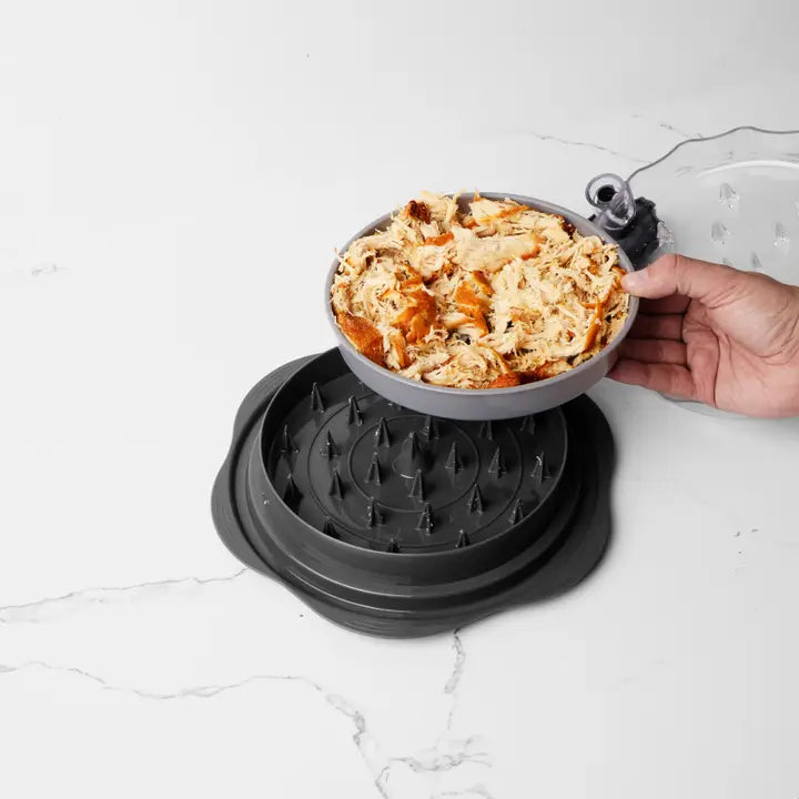 Rotating Meat Shredder