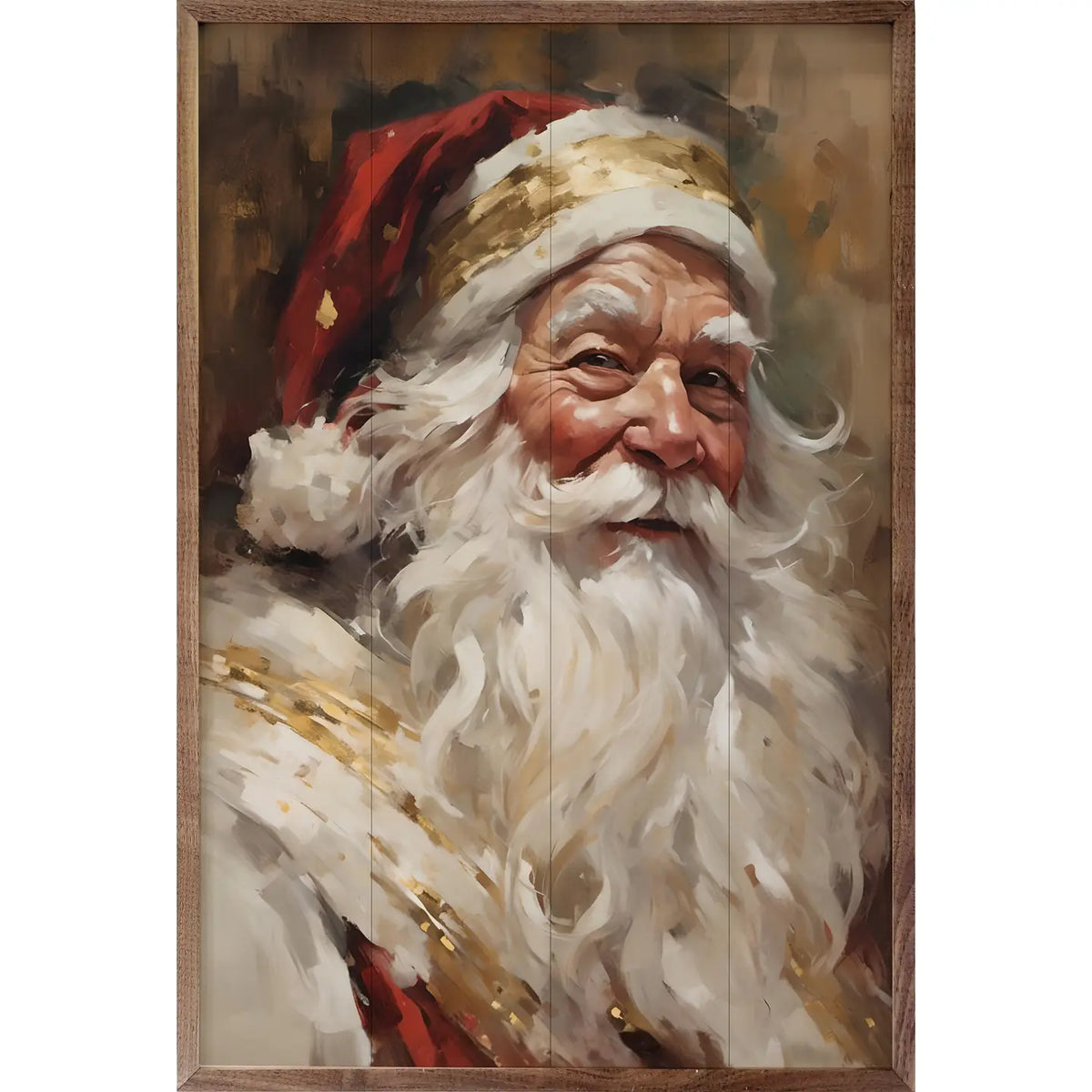 Santa in Red w/Gold