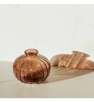 Amber Glass Vase