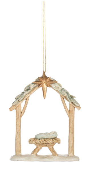 Manger Ornament