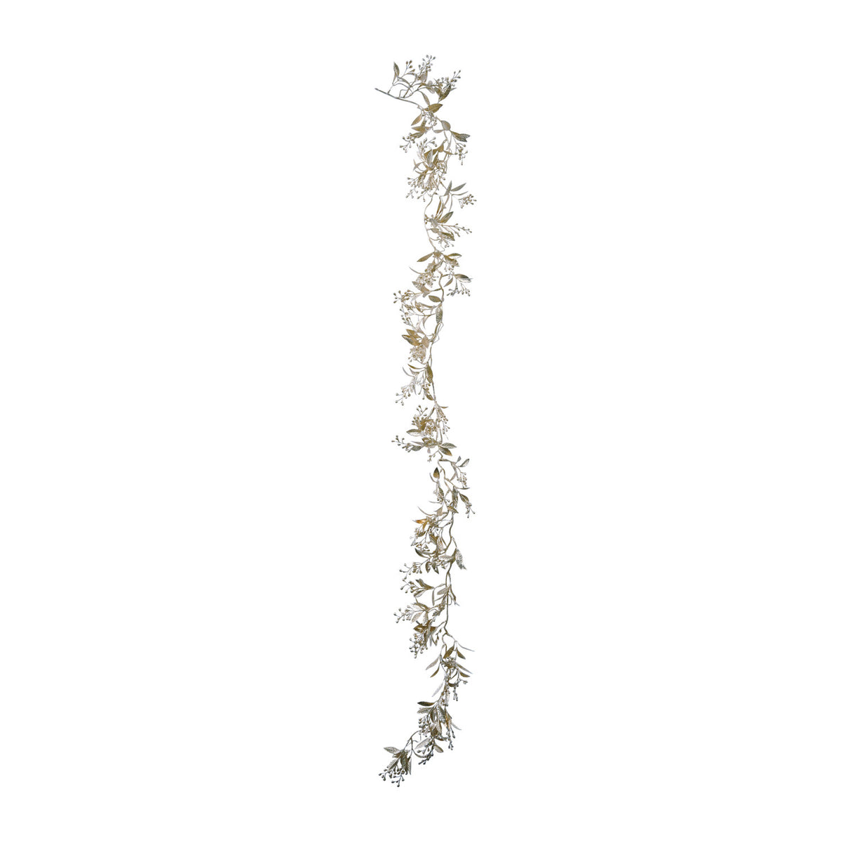 Silver Leaves & Berry Garland