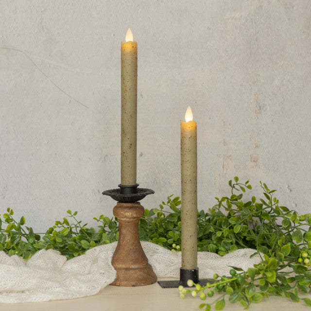 Moving Flame Taper Candle
