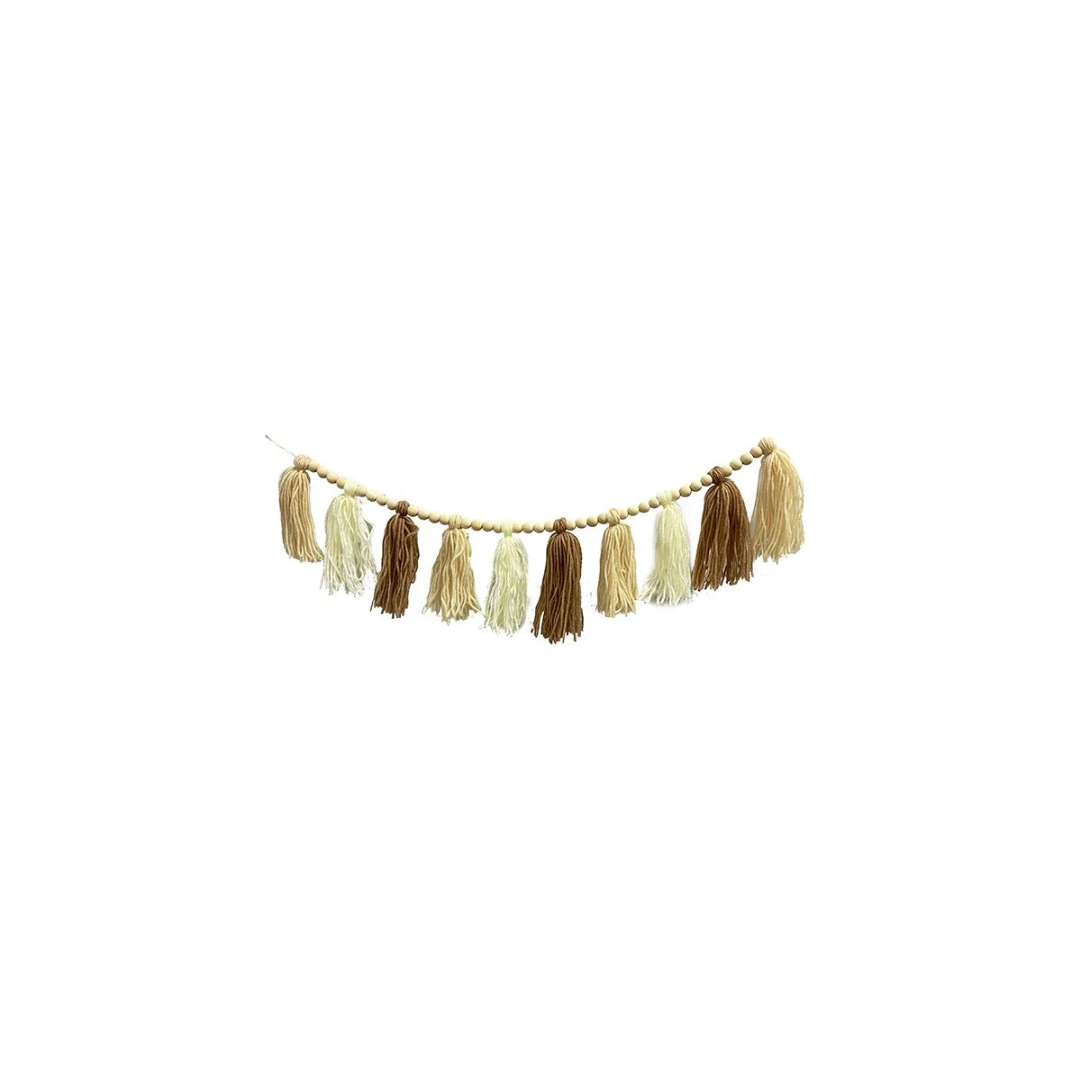 Yarn Tassel Bead Garland