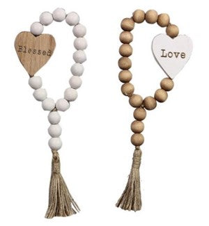 Beaded Hanger w/ Heart