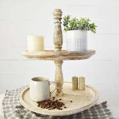 Wood Tiered Riser