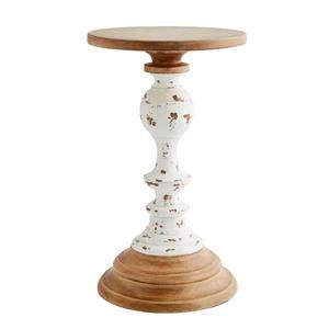 Wooden Rustic Candlestick