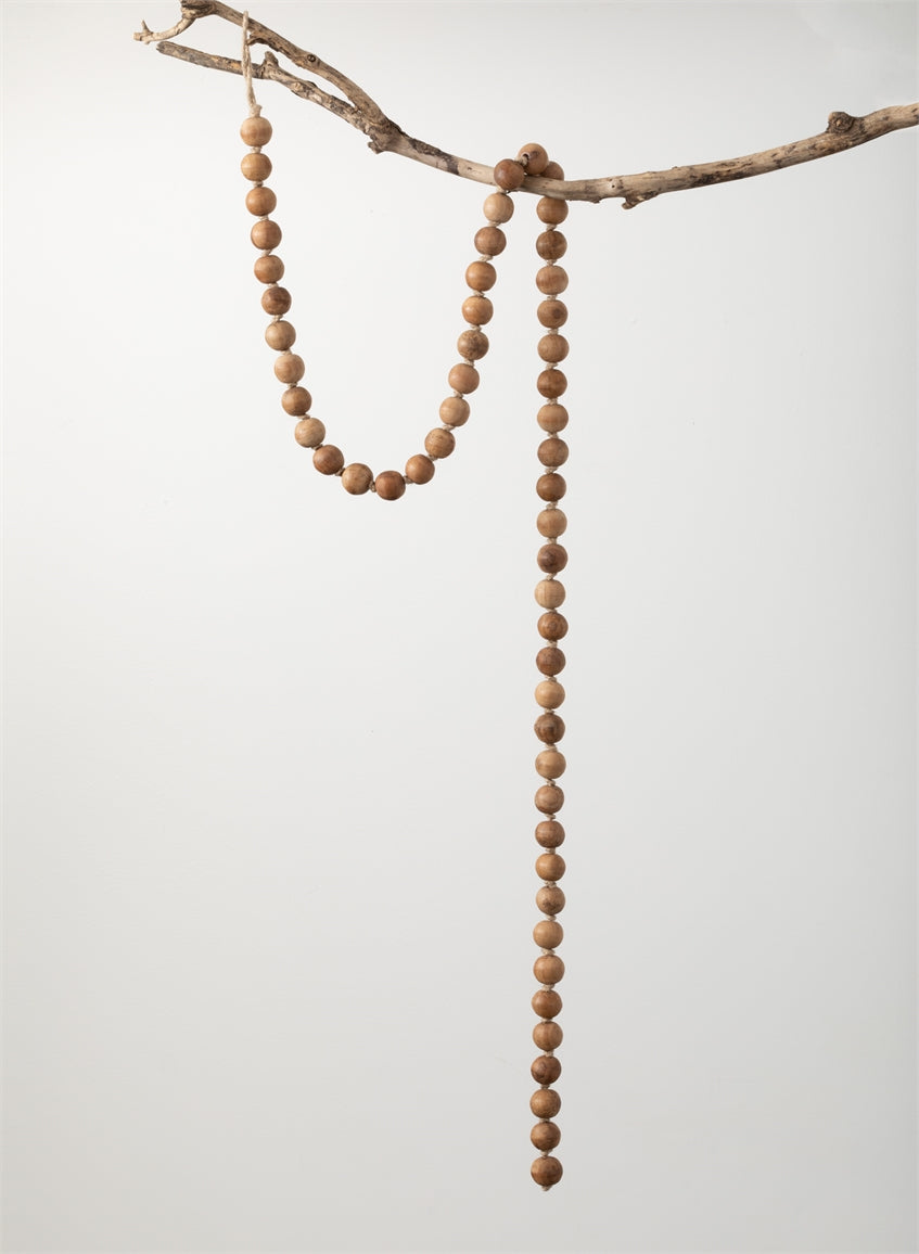 Light Brown Bead Garland