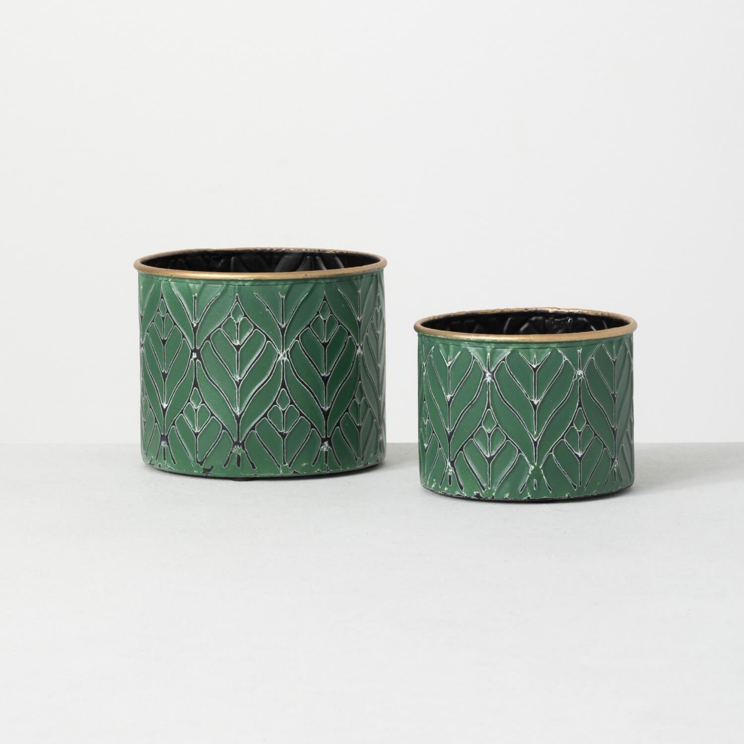 Round Metal Planter