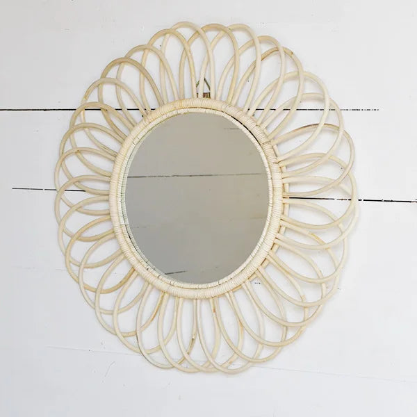 Rattan Mirror
