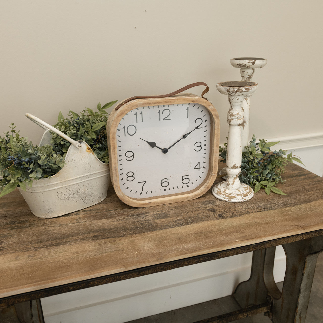 Square Hanging Clock