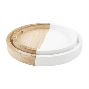 Paulownia Wood Tray Set