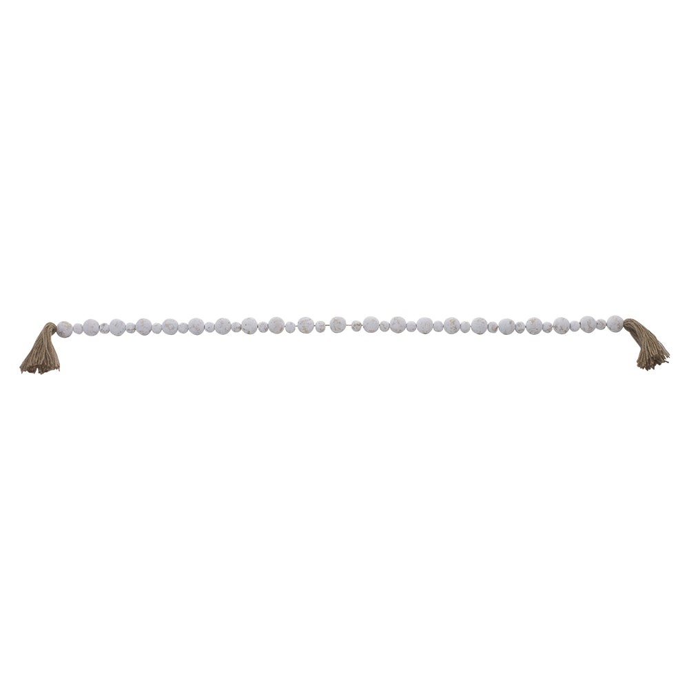 White Bead Garland