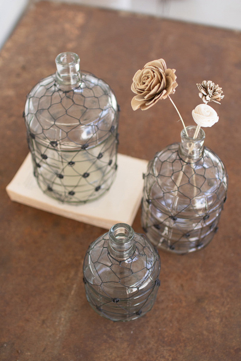 Wire Wrapped Bottle