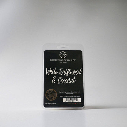 5.5 oz Wax Melts: White Driftwood &amp; Coconut