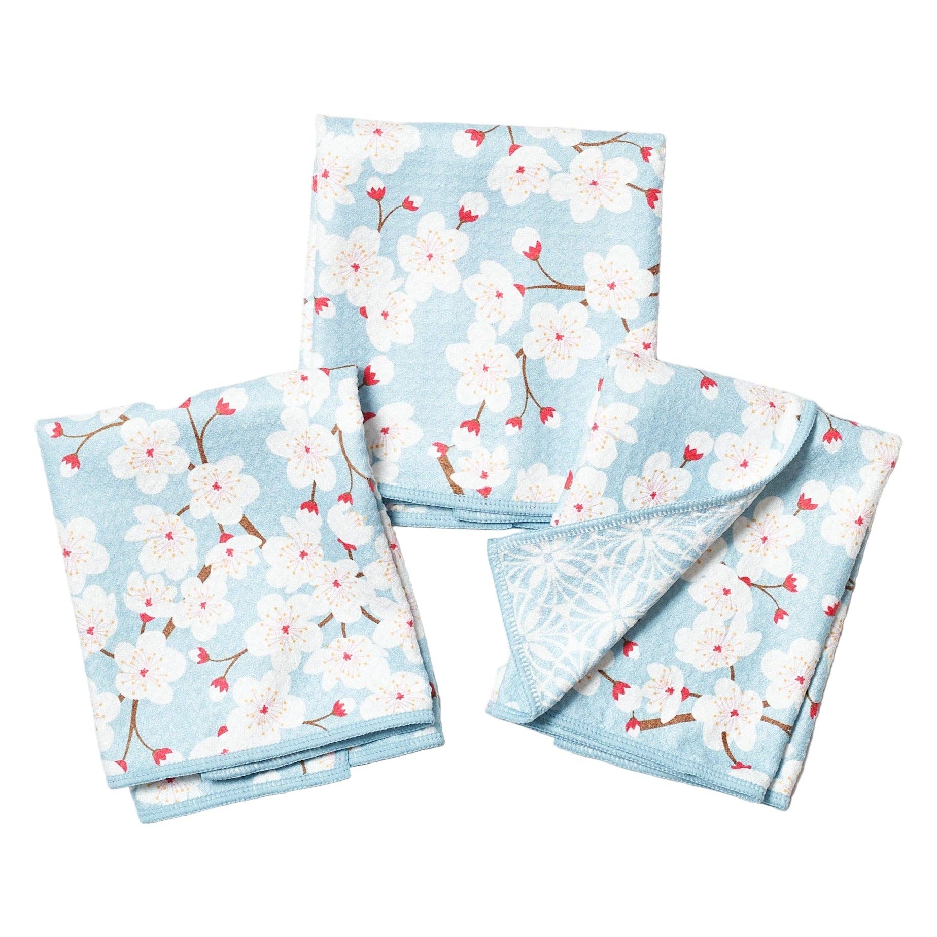 Mighty Mini Towel (Set of 3) Reversible - Cherry Blossom