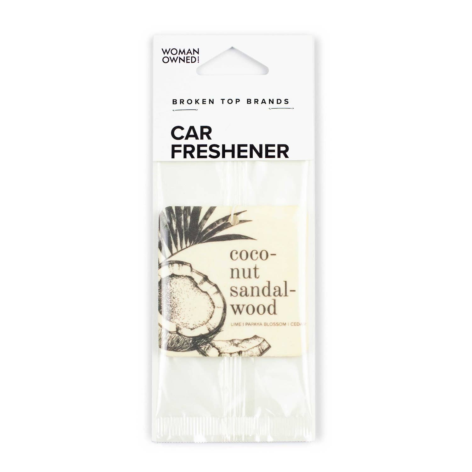 Coconut Sandalwood Car Freshener
