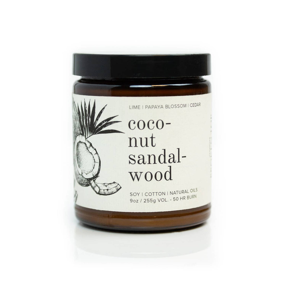 Coconut Sandalwood 9oz Soy Candle