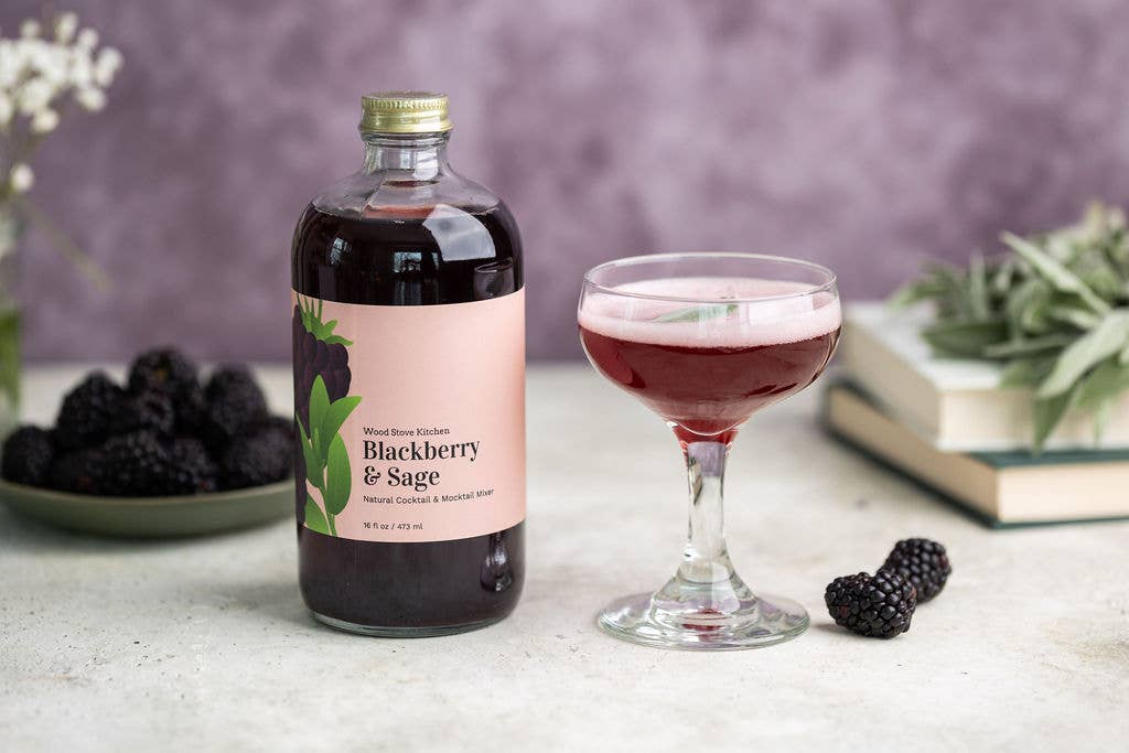 Blackberry &amp; Sage Cocktail Mixer and Mocktail Mixer