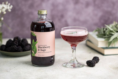 Blackberry &amp; Sage Cocktail Mixer and Mocktail Mixer