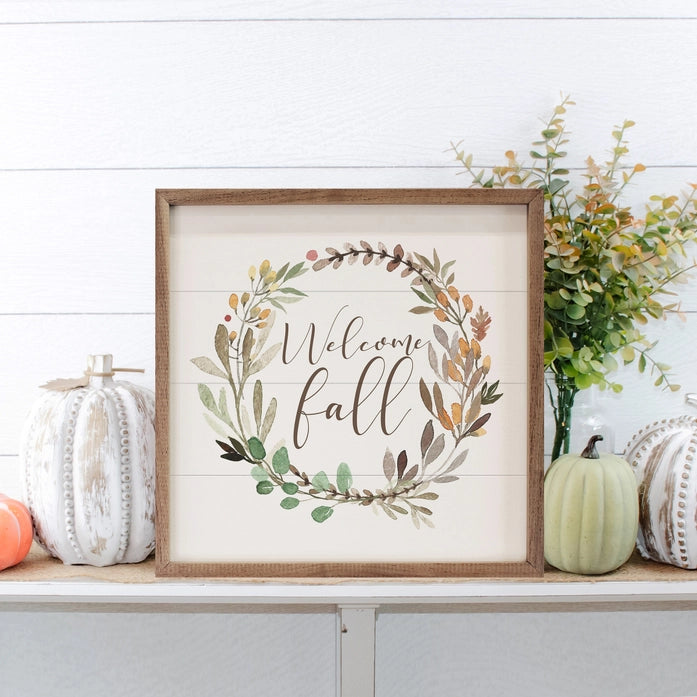 Welcome Fall Wreath