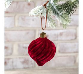 Velvet Teardrop Ornament