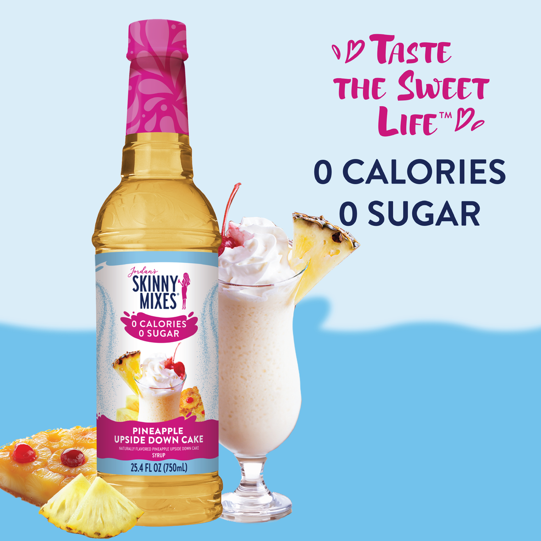 Pineapple Upside Down Cake Syrup - Sugar Free