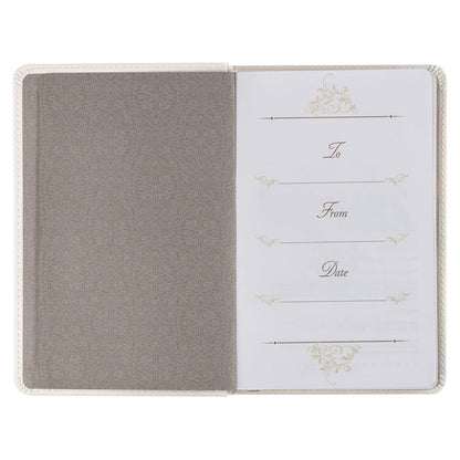 Devotional for Mr. &amp; Mrs. White Faux Leather