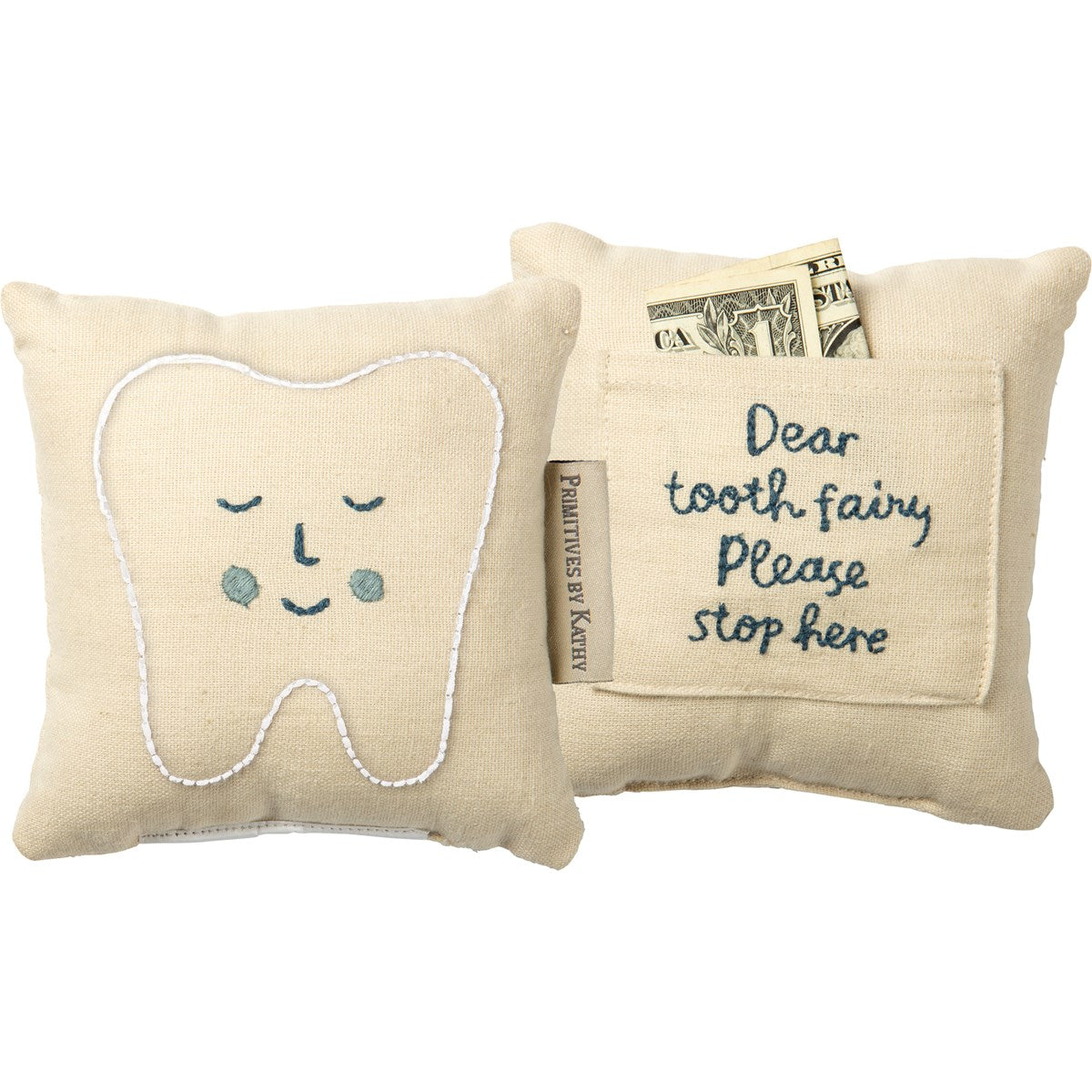 Blue Tooth Fairy Pillow